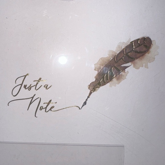 10pc “Just a Note” Blank Cards w/ Envelopes Set - Picture 2 of 4